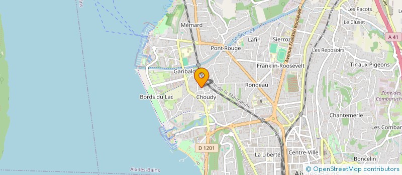 localisation de l'entreprise MADAME KARINE FLUTTAZ à AIX-LES-BAINS