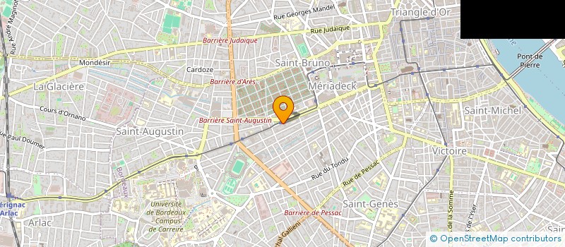 localisation de l'entreprise MADAME KARINE FOCKEMBERGHE  BORDEAUX