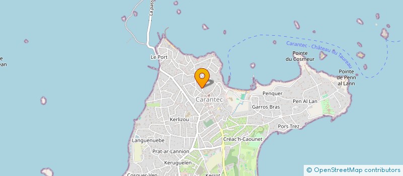 localisation de l'entreprise MADAME KARINE FOLLOROUX  CARANTEC
