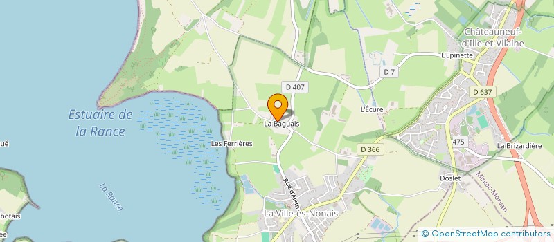 localisation de l'entreprise MADAME KARINE FOUGERAY à LA VILLE-ES-NONAIS