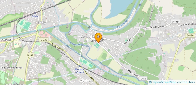 localisation de l'entreprise MADAME KARINE FOUILLOT  CONDE-SAINTE-LIBIAIRE