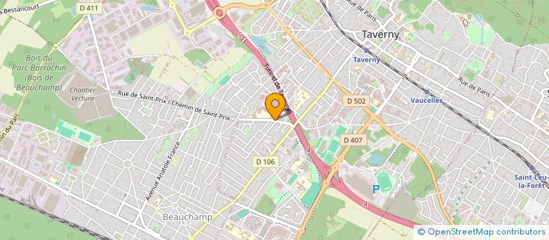 localisation de l'entreprise MADAME KARINE FOULHIOUX à TAVERNY