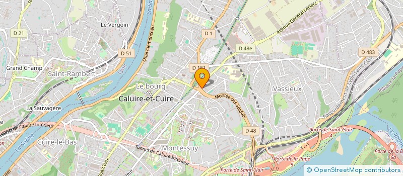 localisation de l'entreprise MADAME KARINE FOURE  CALUIRE-ET-CUIRE