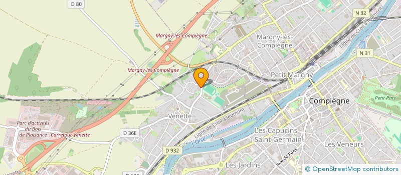 localisation de l'entreprise MADAME KARINE FOURNIER  VENETTE