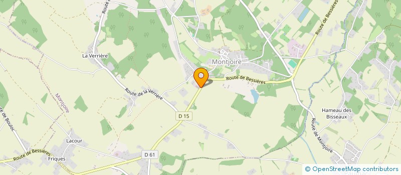 localisation de l'entreprise MADAME KARINE FOURQUENAY  MONTJOIRE