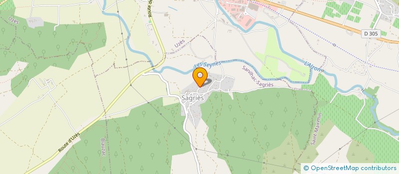 localisation de l'entreprise MADAME KARINE FRANCOU  SANILHAC-SAGRIES