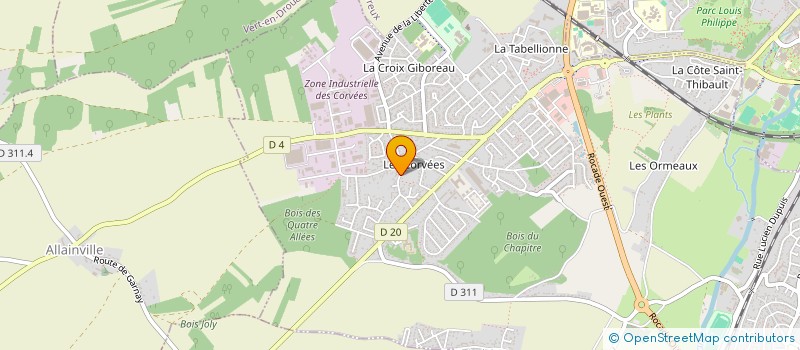 localisation de l'entreprise MADAME KARINE FREI à VERNOUILLET