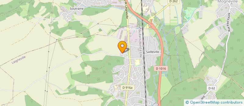 localisation de l'entreprise MADAME KARINE FRENOT  LAIGNEVILLE