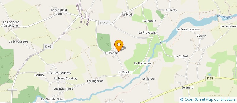 localisation de l'entreprise MADAME KARINE FROMENTIN  MAXENT