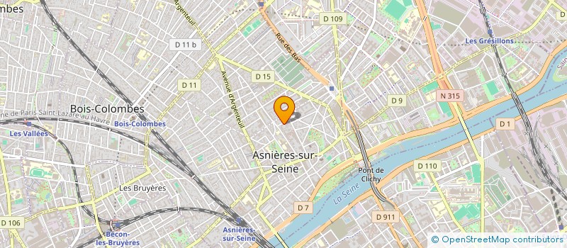 localisation de l'entreprise MADAME KARINE FROMENTIN à ASNIERES-SUR-SEINE