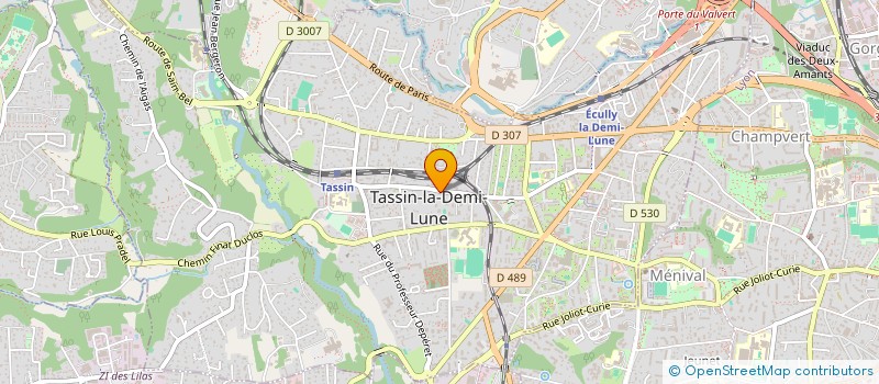 localisation de l'entreprise MADAME KARINE FUJARSKI  TASSIN-LA-DEMI-LUNE