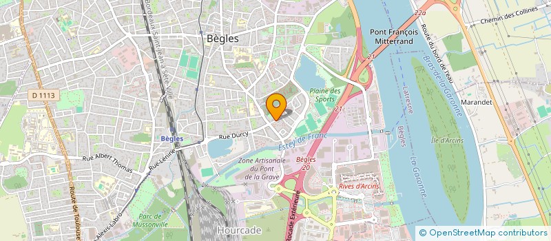 localisation de l'entreprise MADAME KARINE FULCHIC  BEGLES