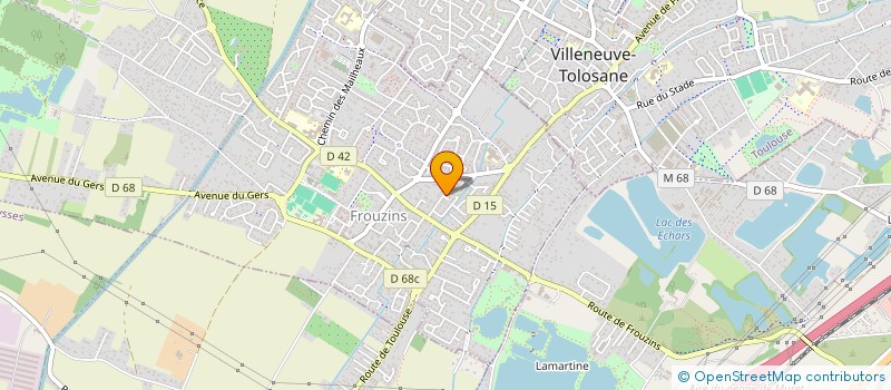 localisation de l'entreprise MADAME KARINE GABIS  FROUZINS