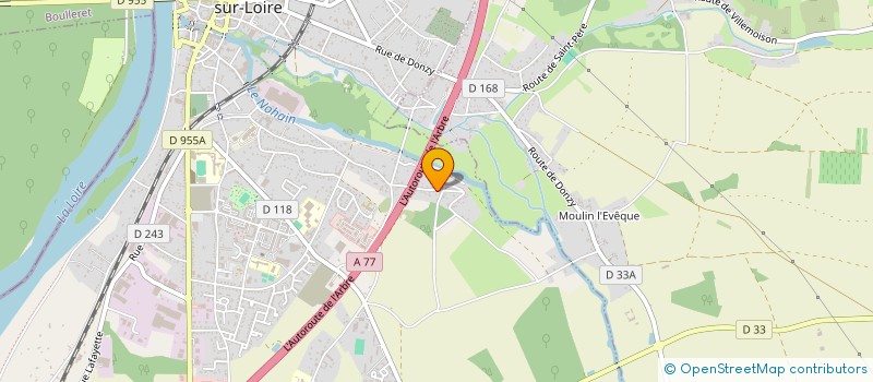 localisation de l'entreprise MADAME KARINE GAETAN à COSNE-COURS-SUR-LOIRE