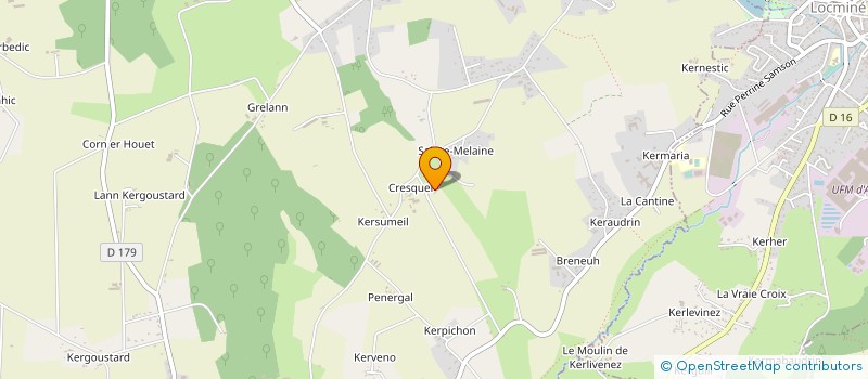 localisation de l'entreprise MADAME KARINE GAIN  PLUMELIN