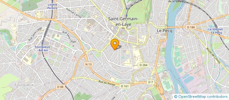 localisation de l'entreprise MADAME KARINE GAMBART à SAINT-GERMAIN-EN-LAYE