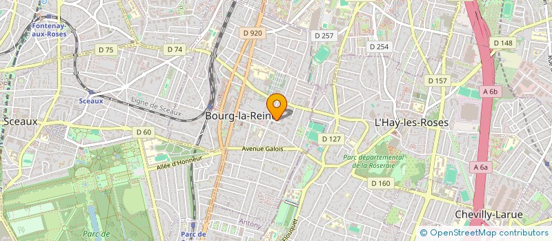 localisation de l'entreprise MADAME KARINE GAMBIN à BOURG-LA-REINE