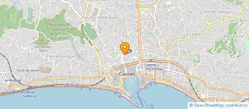 localisation de l'entreprise MADAME KARINE GANDIN  CANNES