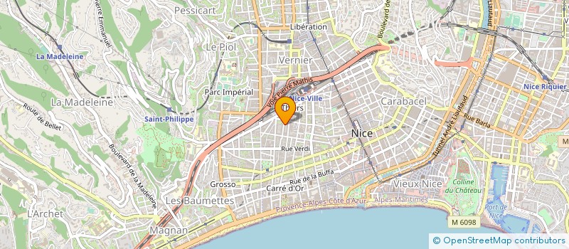 localisation de l'entreprise MADAME KARINE GARILLON à NICE
