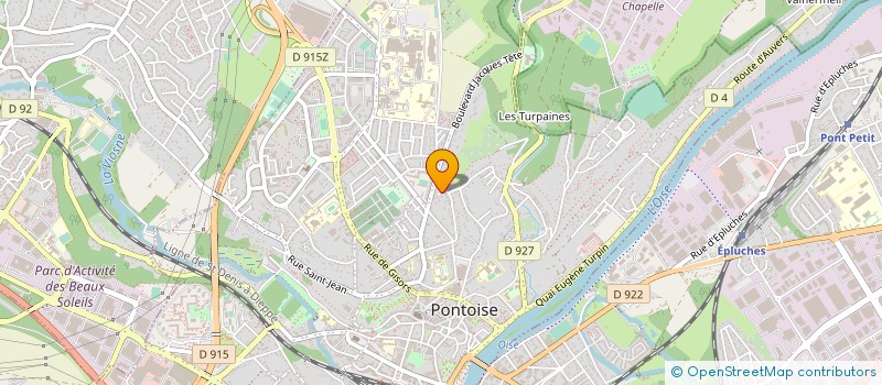 localisation de l'entreprise MADAME KARINE GASCON à PONTOISE