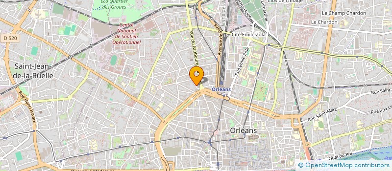 localisation de l'entreprise MADAME KARINE GAULUET à ORLEANS