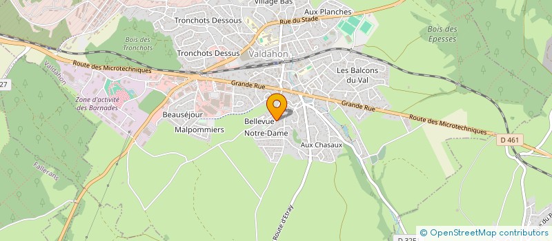 localisation de l'entreprise MADAME KARINE GAUTHIER  VALDAHON