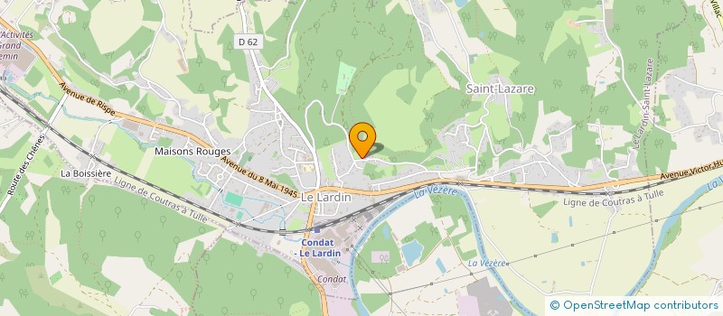 localisation de l'entreprise MADAME KARINE GAUTIER  LE LARDIN-SAINT-LAZARE