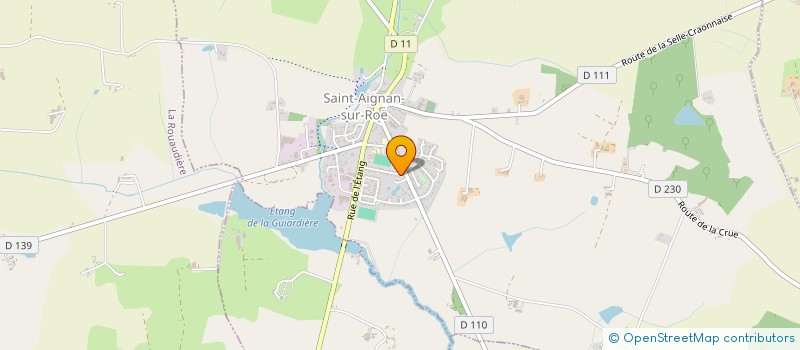 localisation de l'entreprise MADAME KARINE GEFFRAIS  SAINT-AIGNAN-SUR-ROE
