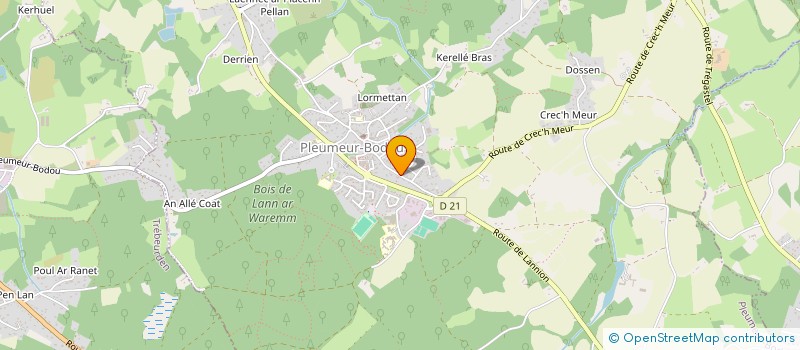 localisation de l'entreprise MADAME KARINE GEFFROY à PLEUMEUR-BODOU