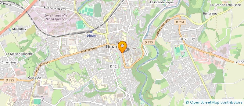 localisation de l'entreprise MADAME KARINE GEORGEAULT  DINAN