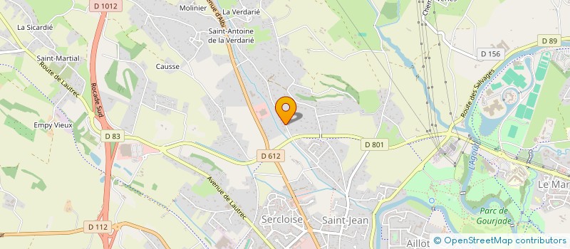 localisation de l'entreprise MADAME KARINE GERMAIN  CASTRES