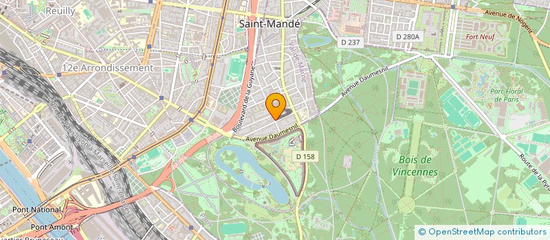 localisation de l'entreprise MADAME KARINE GERONDEAU à SAINT-MANDE