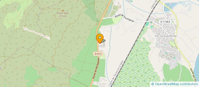 localisation de l'entreprise MADAME KARINE GERPHAGNON  VIC-LA-GARDIOLE