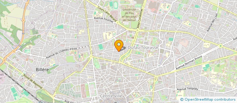 localisation de l'entreprise MADAME KARINE GILLES à PAU