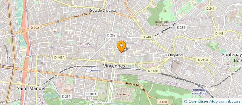 localisation de l'entreprise MADAME KARINE GIRARD  VINCENNES
