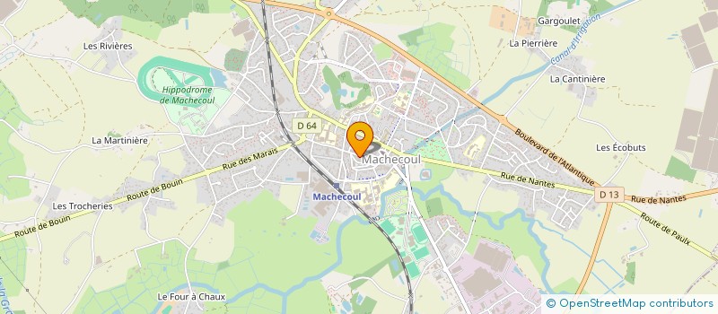 localisation de l'entreprise MADAME KARINE GIRAUD à MACHECOUL-SAINT-MEME