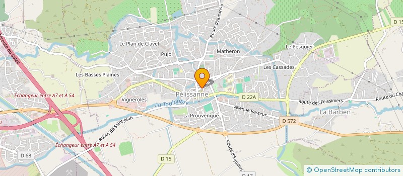 localisation de l'entreprise MADAME KARINE GIROD à PELISSANNE