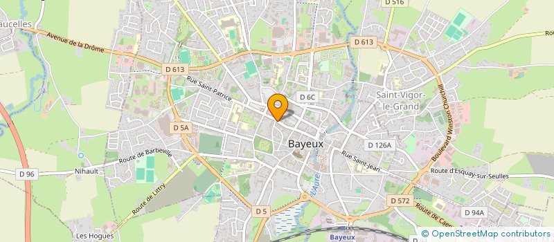 localisation de l'entreprise MADAME KARINE GODARD à BAYEUX