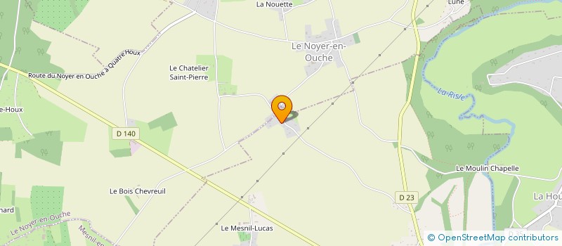 localisation de l'entreprise MADAME KARINE GODET à MESNIL-EN-OUCHE