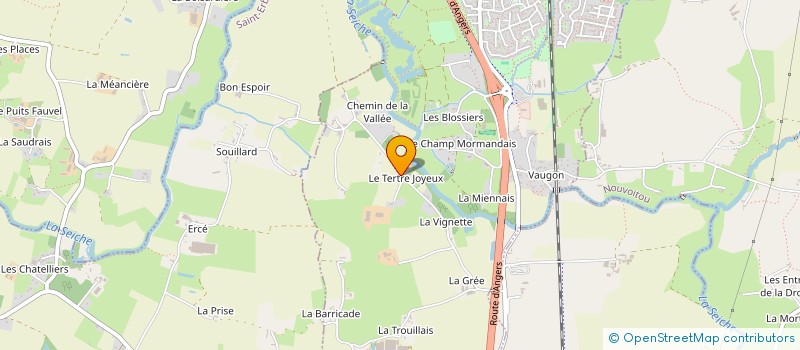 localisation de l'entreprise MADAME KARINE GOSSELIN à VERN-SUR-SEICHE