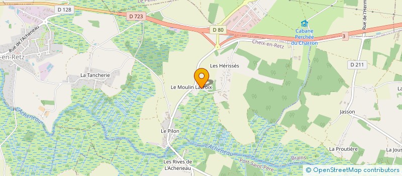localisation de l'entreprise MADAME KARINE GOUPILLEAU à CHEIX-EN-RETZ