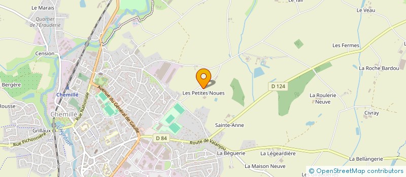 localisation de l'entreprise MADAME KARINE GOURDON à CHEMILLE-EN-ANJOU