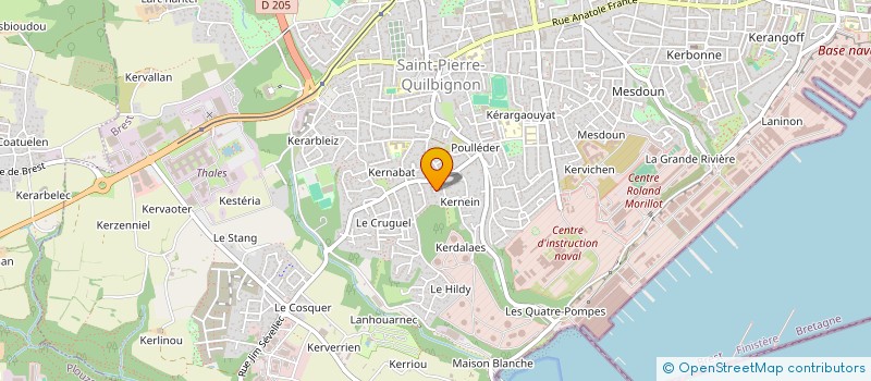 localisation de l'entreprise MADAME KARINE GOURIO à BREST