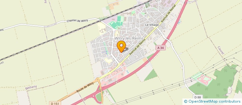 localisation de l'entreprise MADAME KARINE GREGOIRE  WITRY-LES-REIMS