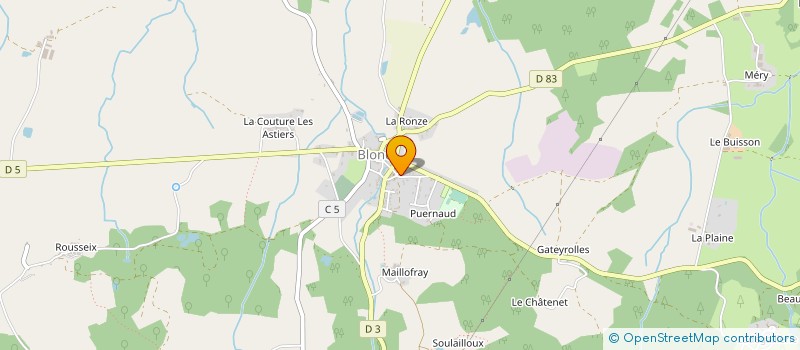 localisation de l'entreprise MADAME KARINE GRIMAUD  BLOND