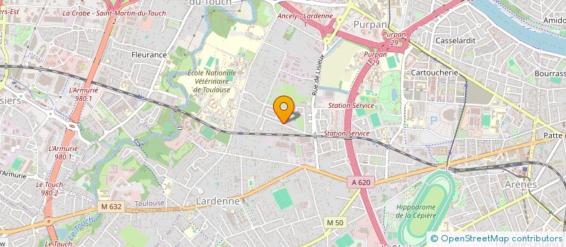 localisation de l'entreprise MADAME KARINE GRIMPART  TOULOUSE