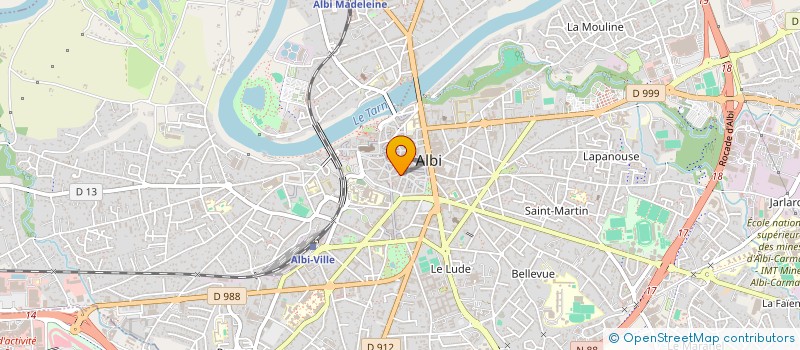 localisation de l'entreprise MADAME KARINE GROS à ALBI