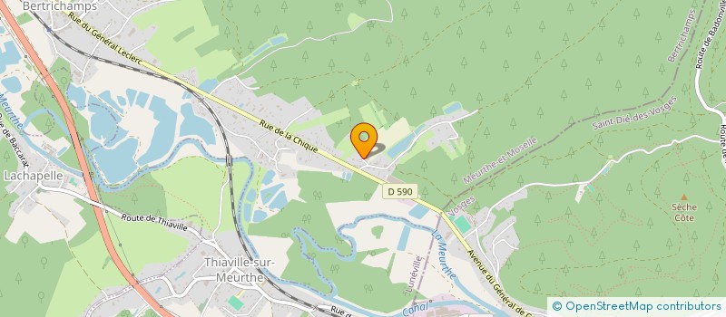 localisation de l'entreprise MADAME KARINE GROSDIDIER  BERTRICHAMPS