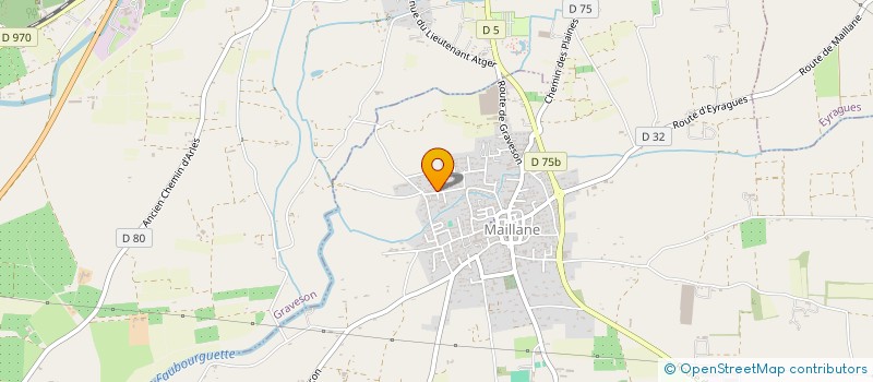 localisation de l'entreprise MADAME KARINE GRUNEISEN  MAILLANE