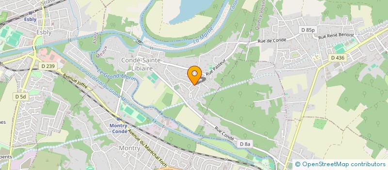 localisation de l'entreprise MADAME KARINE GRYSON  CONDE-SAINTE-LIBIAIRE